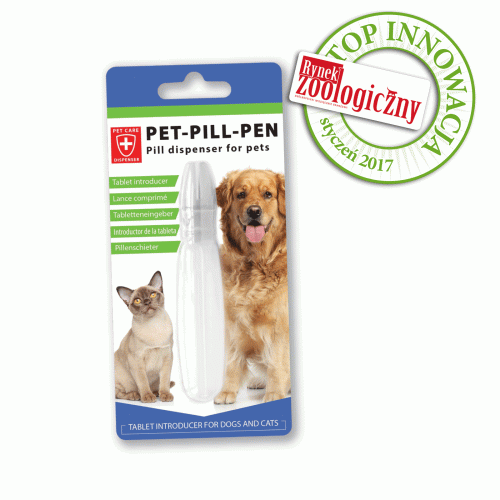Pet Pill Pen dávkovač tabletiek pre domáce zvieratá PATPILLPEN.gif