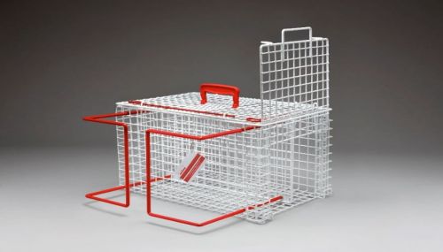 Prenosná klietka na liečbu 46 x 29 x 29 cm Przenośna klatka zabiegowa 46 x 29 x 29 cm.jpg