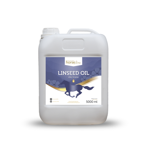 Ľanový olej HorseLinePRO Olej lniany HorseLinePRO 5l.png
