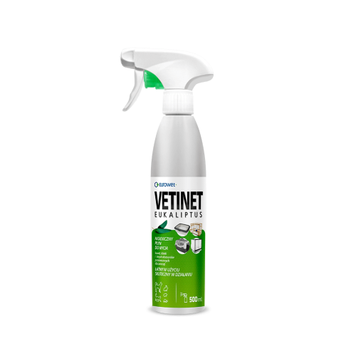 Vetinet eukalyptus na umývanie klietok Płyn do mycia klatek Vetinet eukaliptusowy 500ml.png