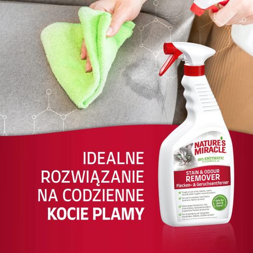 Prírodný zázrak na odstraňovanie škvŕn a zápachu 709 ml Nature's Miracle Stain&amp;Odour REMOVER CAT 709ml-3.jpg