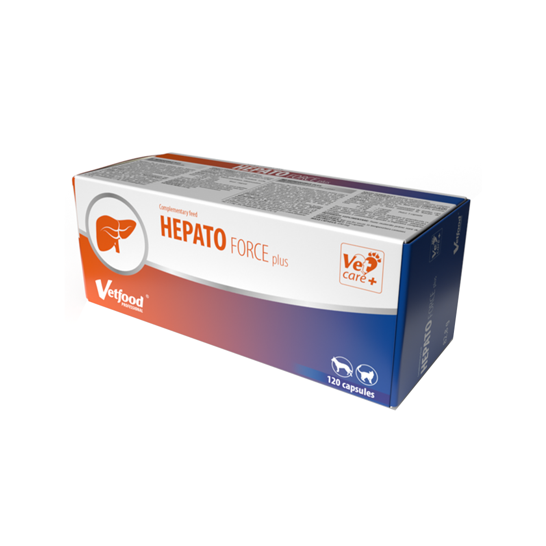 Hepatoforce Plus 120 kapsułek Vetfood.png