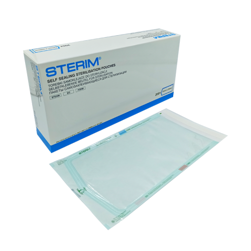 Sterilizačné vrecká 200 ks Torebki do sterylizacji 135 mm x 250 mm 200 szt.png