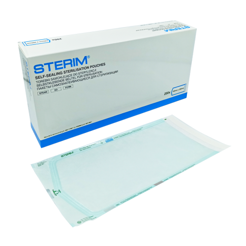 Sterilizačné vrecká 200 ks Torebki do sterylizacji 140 mm x 280 mm 200 szt.png