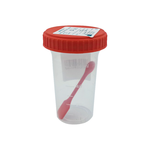 Nádoba na výkaly/moč s nesterilnou špachtľou 60 ml