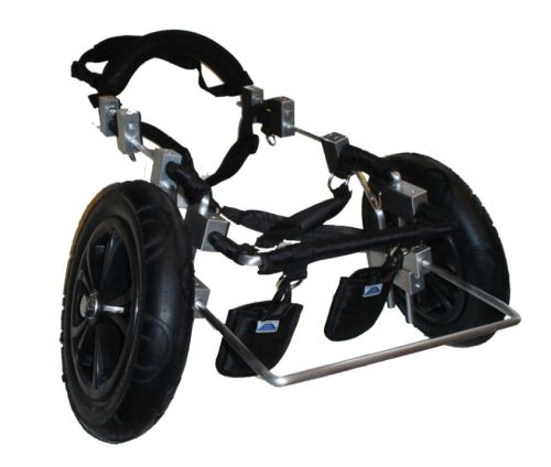 Invalidný vozík pre psov s parézou zadných končatín wozek-czarny.jpg