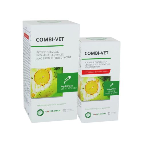 COMBI-VET tekuté kvasnice, MSM a kolagén COMBI-VET płynne drożdże, MSM i kolagen 500g200g.jpg