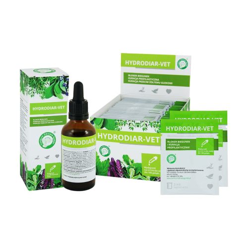Blokátor hnačky HYDRODIAR-VET HYDRODIAR-VET bloker biegunek3ml50ml.jpg
