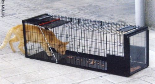 Klietka s pascou pre mačky a malé zvieratá Klatka pułapka 178-315-2.jpg