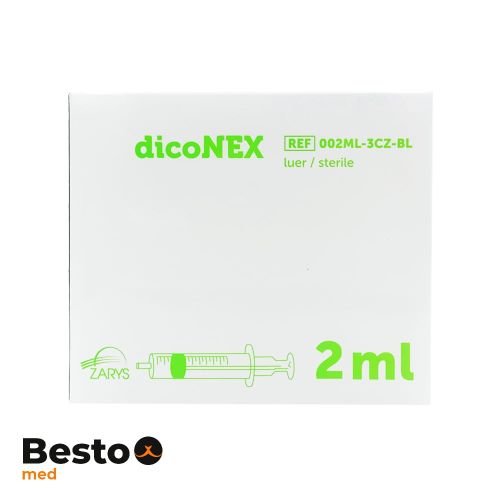 Sterilné injekčné striekačky 2 ml Luer 100 ks.