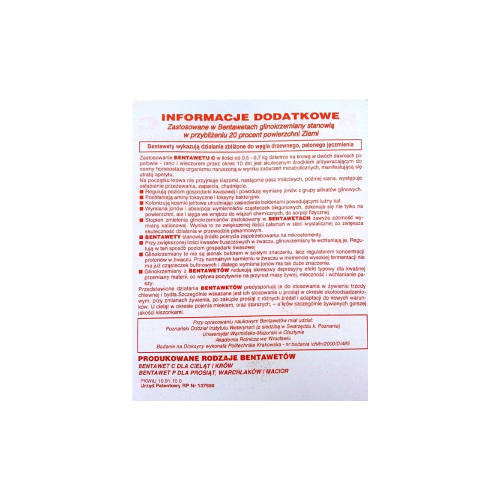Bentawet C na hnačku u kráv a teliat 1 kg Bentawet C-2.png