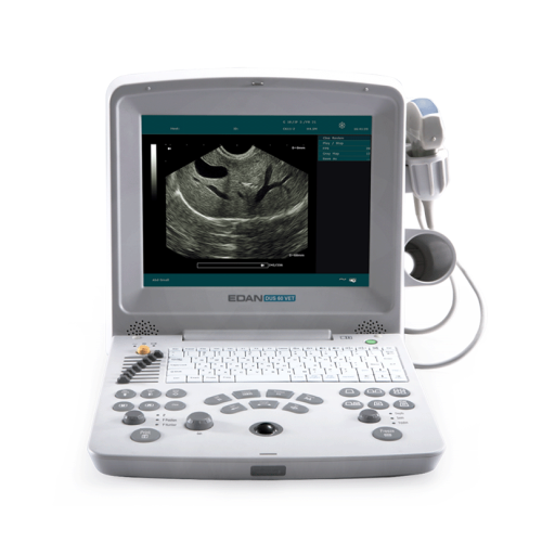 Ultrasonograf weterynaryjny Edan DUS 60 VET PW Doppler – mobilne urządzenie diagnostyczne z Dopplerem pulsacyjnym