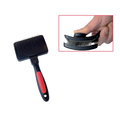 Samočistiaca kefa na pudla Ideal Dog szczotka-samoczyszczaca-idealdog-mała-4.png