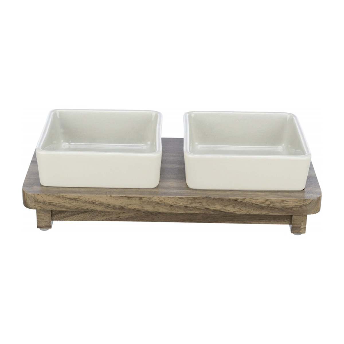 Misky na stojane keramické 2 × 0,2 l CityStyle