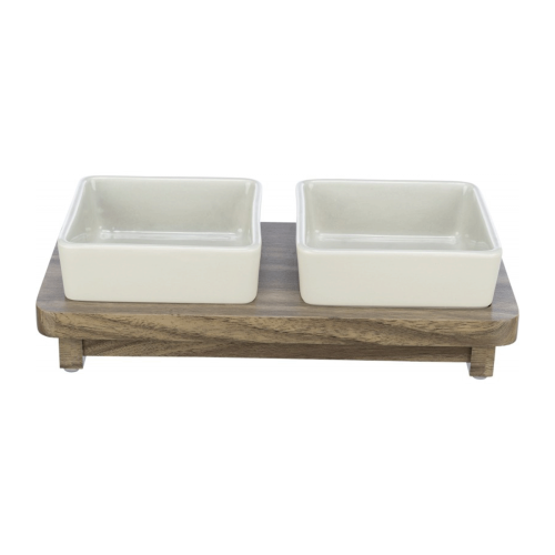 Misky na stojane keramické 2 × 0,4 l CityStyle TX-24823.png