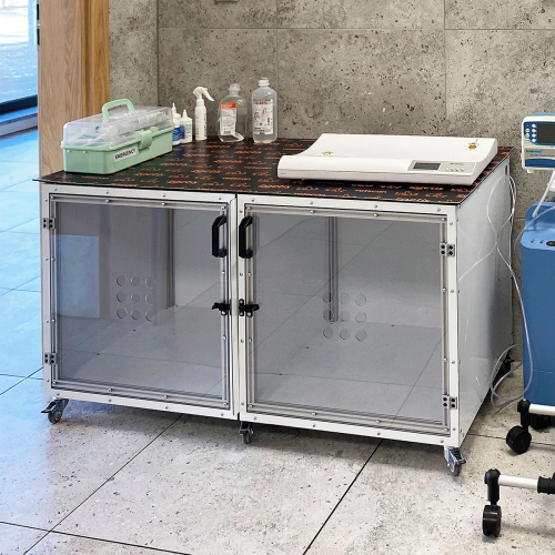 Dvojitá klietka s pohyblivou priečkou 60x120x60 cm Podwójna klatka z ruchomą przegrodą-2.png