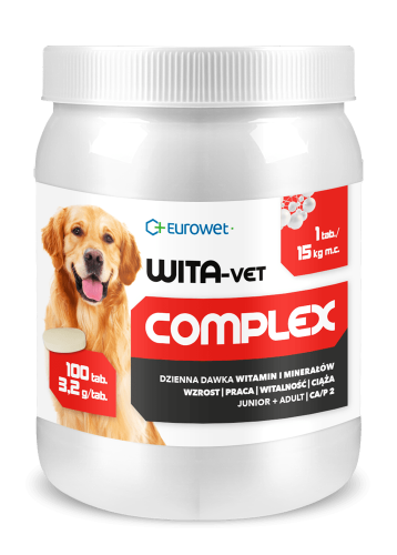 WITA-VET Komplex pre psov 3,2g Eurowet Wita-Vet_Pies_COMPLEX_32g_100tab-1.png