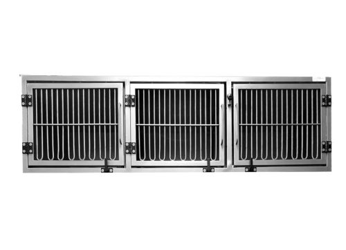 Klietka pre domáce zvieratá 1200x600x400 trojitá so zásobníkom na podstielku