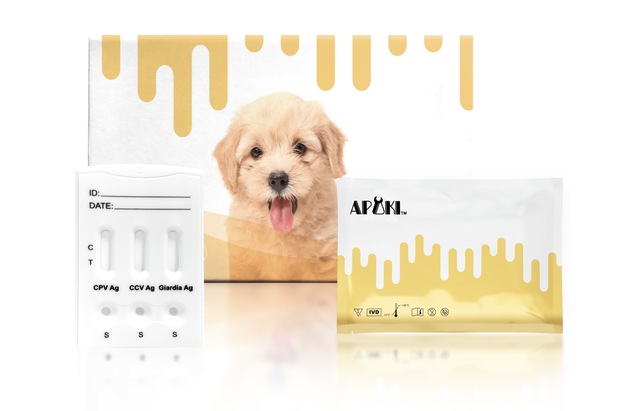 Kombinovaný test CPV + CCV+Giardia Ag 10 ks Diatér pre vášho psa