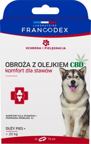 Obojok z CBD oleja pre psy Francodex