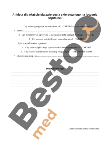 Odoslanie zvieraťa na ošetrenie v nemocnici Obszar roboczy 2.png