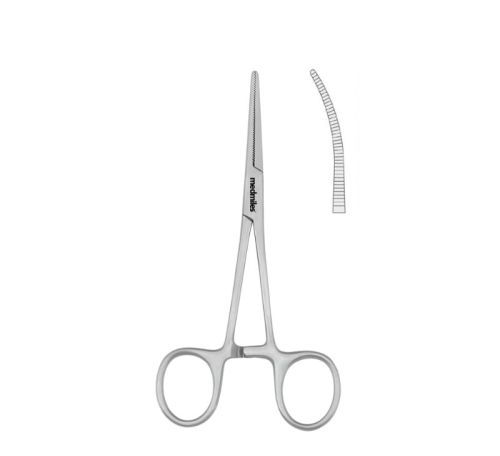 Cievne kliešte Pean 18 cm Zagięte 12,5 cm.jpg