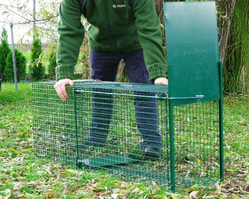 Univerzálna pasca na živé návnady, jednovstupová, na líšky, kuny, lasice, 126 cm 1597-4_1.jpg