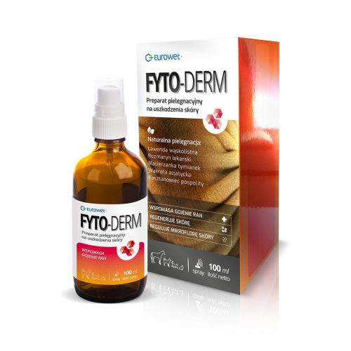 FYTO-DERM sprej na rany 100 ml Eurowet FYTO-DERM spray na rany 100ml Eurowet.jpg