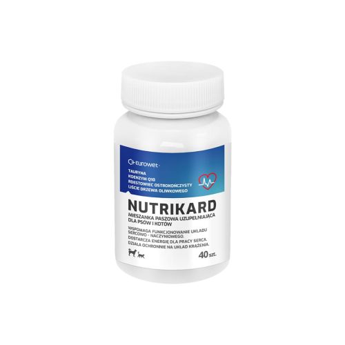 Nutrikard kardiovaskulárny systém 40 ks. Eurowet Nutrikard układ sercowo-naczyniowy 40 szt Eurowet-2.jpg