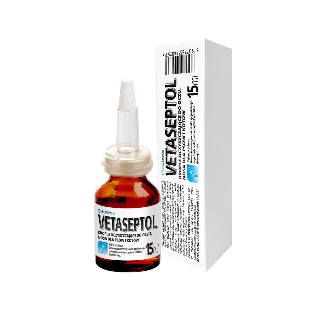 Vetaseptol očné a nosové kvapky 15 ml Eurowet